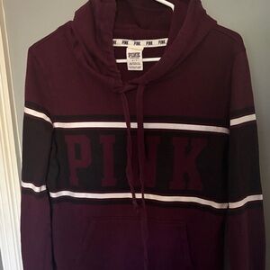 Pink Maroon Hoodie